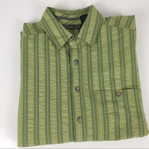 REI Men’s Seersucker Button Up Shirt Size S